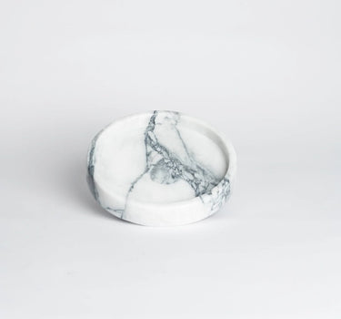 CLOCHE DOME WHITE MARBLE