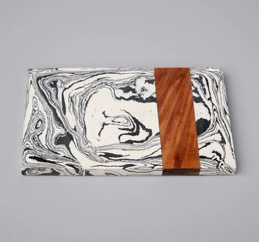 ZEBRA MARBLE & WOOB BOARD