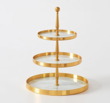 3 TIER STAND GOLD