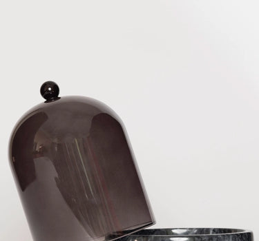 CLOCHE DOME CHARCOAL MARBLE